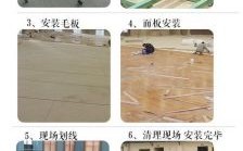 篮球场木地板施工工艺（篮球场木地板施工工艺流程）