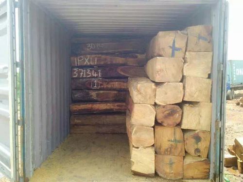 一个集装箱能装多少红木？货柜装木材有多少立方-图1