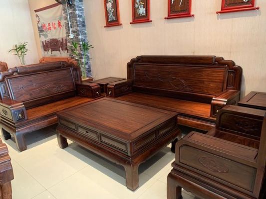 一套红酸枝家具要多少钱？柬埔寨黑酸枝沙发多少钱一套-图1