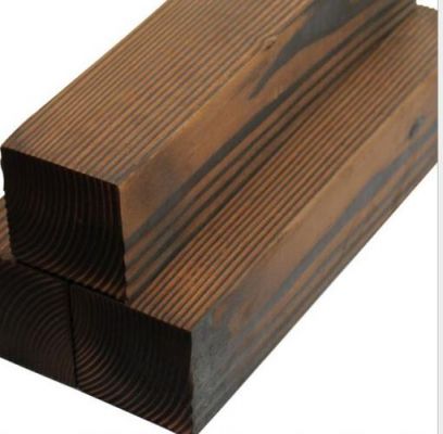 防腐木4米长一根多少钱？碳化木材料价多少钱一立方-图1