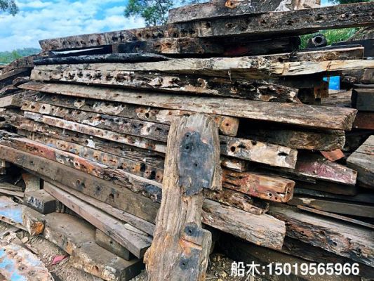 船木是什么木材？旧柞木料-图1