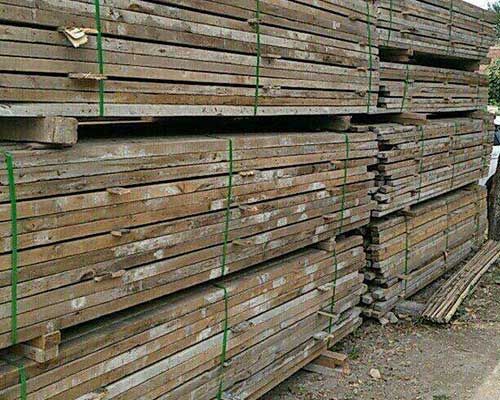 建筑工地旧方木和木板，回收来都干什么用，是加工成品在卖吗？收杉木板厂-图3