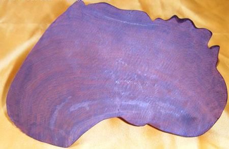 什么木头里面有紫色的？紫油木料出售-图1