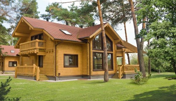 木屋别墅用什么木材作的？木料建筑小别墅-图2