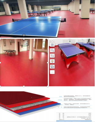 乒乓球运动地板厂家（乒乓球室内运动地板）-图2