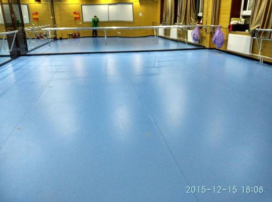 舞蹈学院教室塑胶地板（舞蹈室专用塑胶地板）-图3