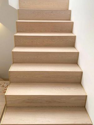 木地板铺楼梯效果图（木地板铺楼梯效果图片）-图2