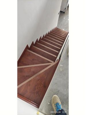 木地板铺楼梯效果图（木地板铺楼梯效果图片）-图3
