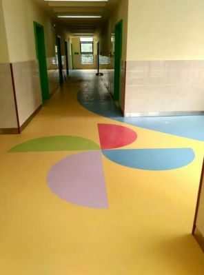 幼儿园pvc防滑地板（幼儿园专用pvc地板）-图2