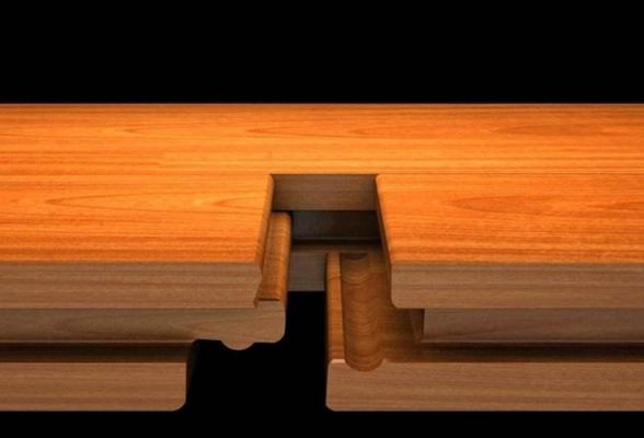 木地板锁扣安装（实木锁扣地板安装方法视频）-图2