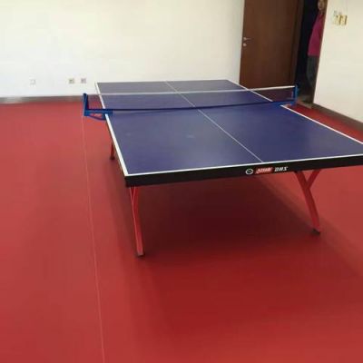 乒乓球木地板（乒乓球木地板沾水防滑吗）-图1