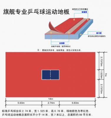 乒乓球运动地板（乒乓球运动地板厚度标准）-图2