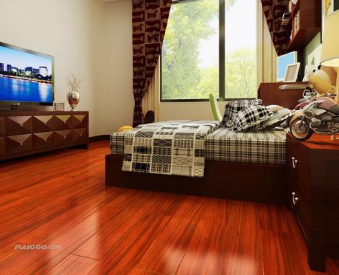 红木地板和实木地板（实木红地板搭配家具）-图1
