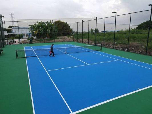 网球地板场地（网球场地面材料用什么材料最好）-图3